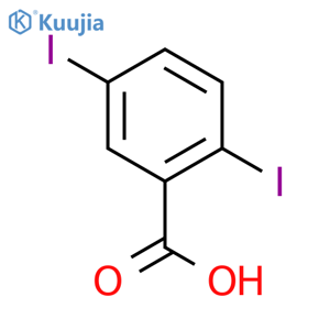 2,5-Diiodobenzoic acid structure