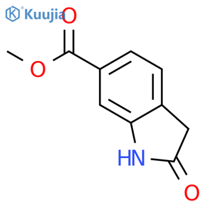 methyl 2-oxo-2,3-dihydro-1H-indole-6-carboxylate structure