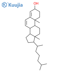 (3b)-Cholesta-4,6-dien-3-ol structure