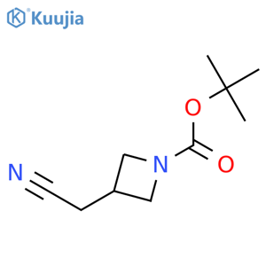 Tert-butyl 3-(cyanomethyl)azetidine-1-carboxylate structure