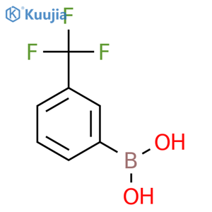 [3-(trifluoromethyl)phenyl]boronic acid structure