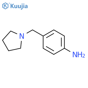 4-[(pyrrolidin-1-yl)methyl]aniline structure