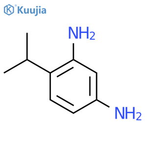 4-(propan-2-yl)benzene-1,3-diamine structure