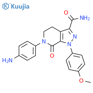 6-(4-Aminophenyl)-1-(4-methoxyphenyl)-7-oxo-4,5,6,7-tetrahydro-1H-pyrazolo3,4-cpyridine-3-carboxamide structure