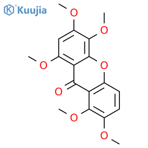 9H-Xanthen-9-one,1,2,3,4,7-pentamethoxy- structure