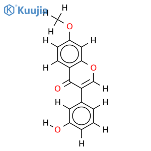 3'-hydroxy-7-methoxyisoflavone structure