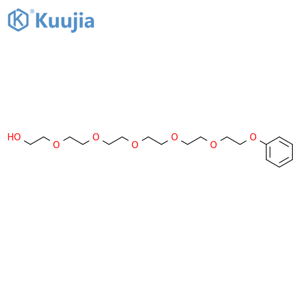 Hexaethylene glycol monophenyl ether structure