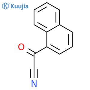 1-Naphthalenecarbonyl Cyanide structure