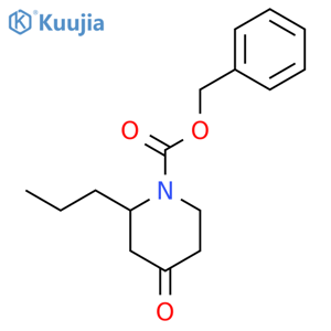 Benzyl 4-oxo-2-propylpiperidine-1-carboxylate structure