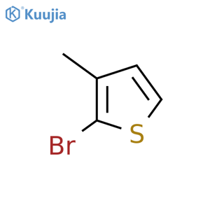 2-Bromo-3-methylthiophene structure