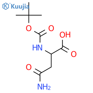 N2-(tert-Butoxycarbonyl)asparagine structure