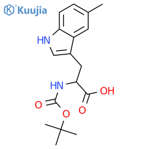 BOC-5-METHYL-DL-TRYPTOPHAN structure