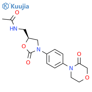 N-(5S)-2-Oxo-3-4-(3-oxo-4-morpholinyl)phenyl-5-oxazolidinylmethyl-acetamide structure