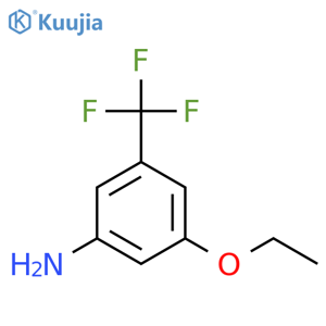 3-Ethoxy-5-(trifluoromethyl)aniline structure