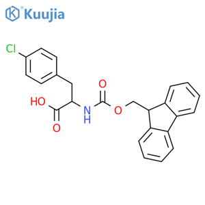 Fmoc-4-chloro-D-phenylalanine structure