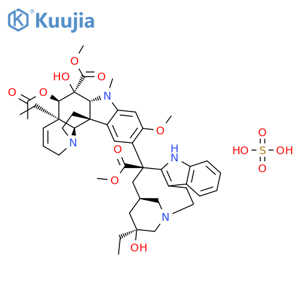 Vinblastine sulfate structure