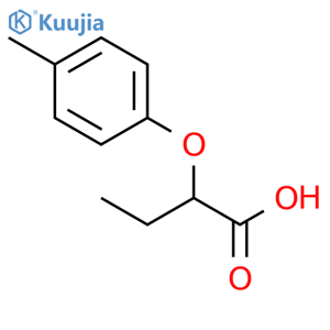 2-(4-methylphenoxy)butanoic acid structure