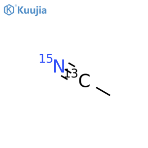 Acetonitrile-1-13C-15N(8CI,9CI) structure