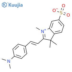 3H-Indolium,2-[2-[4-(dimethylamino)phenyl]ethenyl]-1,3,3-trimethyl-6-sulfo-, inner salt structure