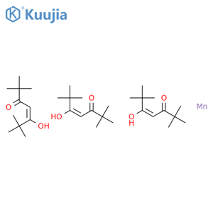 manganic;tris(2,2,6,6-tetramethylheptane-3,5-dione) structure