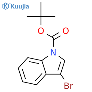 tert-butyl 3-bromo-1H-indole-1-carboxylate structure