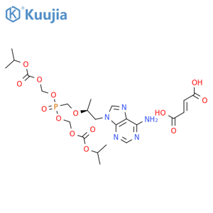 (S)-Tenofovir Disoproxil Fumarate structure