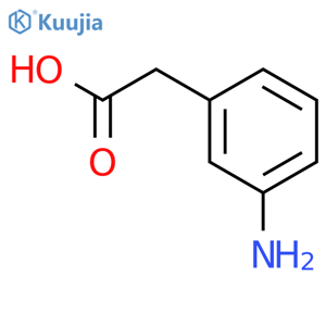 2-(3-aminophenyl)acetic acid structure