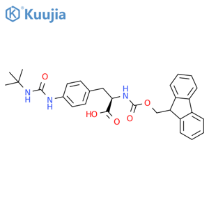 Fmoc-d-4-aph(tbu-cbm)-oh structure