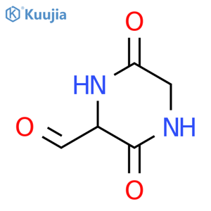 2-Piperazinecarboxaldehyde,3,6-dioxo- structure