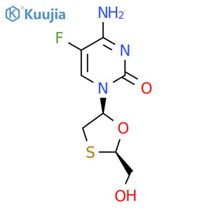 Emtricitabine structure