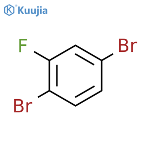 1,4-Dibromo-2-fluorobenzene structure