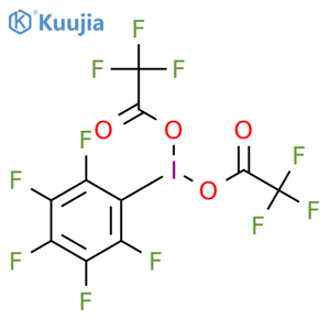 Bis(trifluoroacetoxy)iodopentafluorobenzene structure