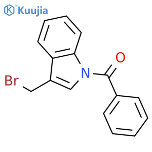 1H-Indole, 1-benzoyl-3-(bromomethyl)- structure