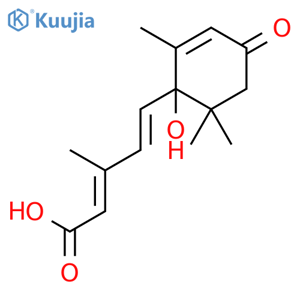 (±)-Abscisic acid structure