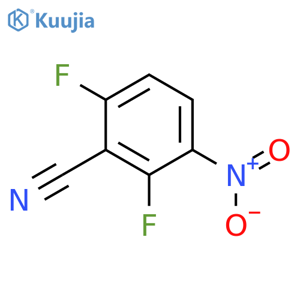 2,6-Difluoro-3-nitrobenzonitrile structure