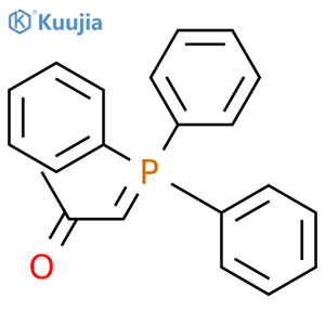 (Acetylmethylene)triphenylphosphorane structure