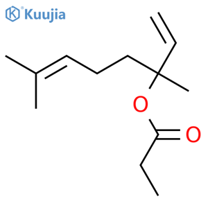 linalyl propionate structure