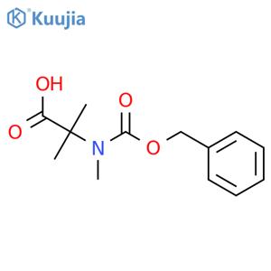 N-Carbobenzyloxy-n,2-dimethylalanine structure