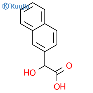 2-Naphthaleneaceticacid, a-hydroxy-, (aS)- structure