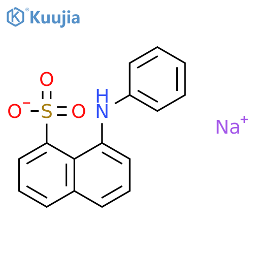 N-Phenyl-1-naphthylamine-8-sulfonic acid sodium salt structure