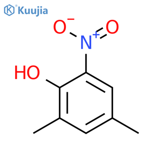 2,4-Dimethyl-6-nitrophenol structure