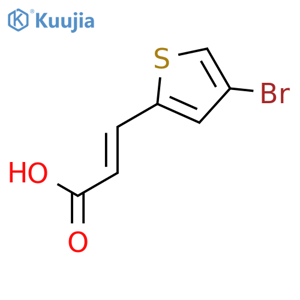 2-Propenoic acid,3-(4-bromo-2-thienyl)- structure