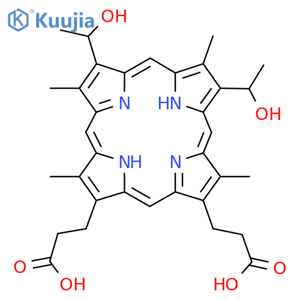 Hematoporphyrin structure