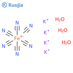 Potassium Ferrocyanide Trihydrate structure