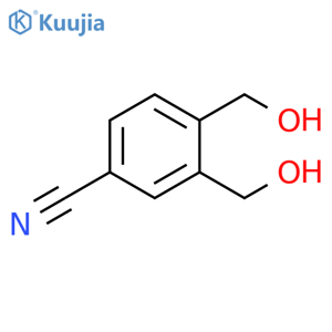 Benzonitrile, 3,4-bis(hydroxymethyl)- structure