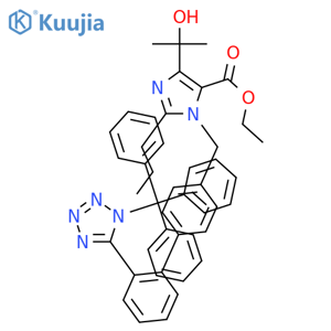 Tritylolmesartan Ethyl Ester structure