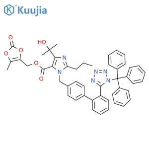 Tritylolmesartan medoxomil structure