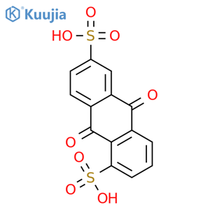 9,10-dioxoanthracene-1,6-disulfonic acid structure