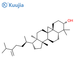 24-Methylene-9,19-cyclolanostan-3-ol structure