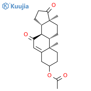 Androst-5-ene-7,17-dione, 3-(acetyloxy)-, (3beta)- structure